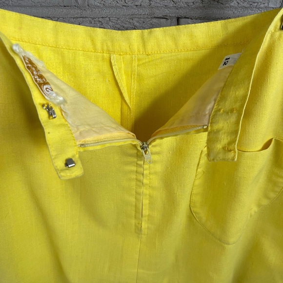 Vintage 60s/70s Yellow Fish Skirt - Picture 3 of 7